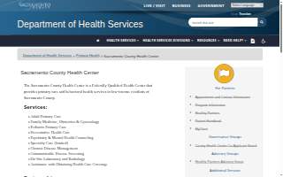 Sacramento County Health Center