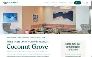 One Medical Primary Care Clinic - Coconut Grove website