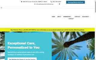 Tampa Internal Med - INTERNAL MEDICINE OF TAMPA BAY - Dr. Preeti Kallu website