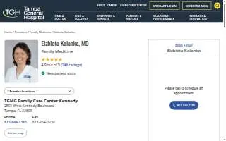 Elzbieta Koslacz-Kolanko, MD website