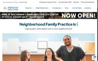 Neighborhood Family Practice - Tremont Community Health Center website