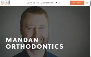Feil Orthodontics of Mandan website
