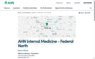 AHN Internal Medicine - Federal North