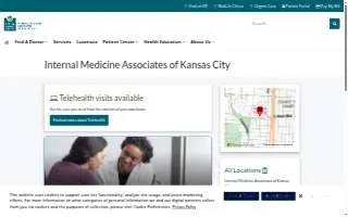 Internal Medicine Associates of Kansas City website