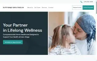 North Raleigh Family Medicine website