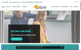 Atlas Chiropractic of Phoenix website