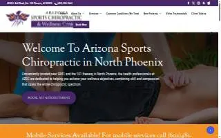 Arizona Sports Chiropractic and Wellness Center website