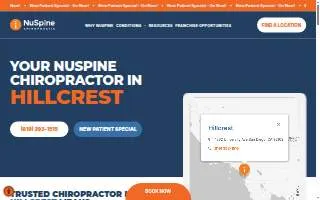 NuSpine Chiropractic of San Diego website