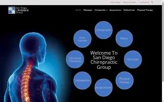 San Diego Chiropractic Group website