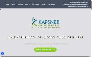 Kapsner Chiropractic Centers - South Austin website