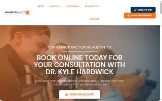 Adjusted ATX Chiropractic Clinic website
