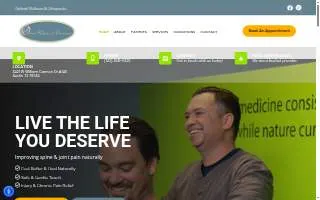 Optimal Wellness & Chiropractic website
