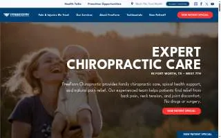 FreeForm Chiropractic - West 7th website