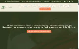 Active Edge Chiropractic & Functional Medicine website