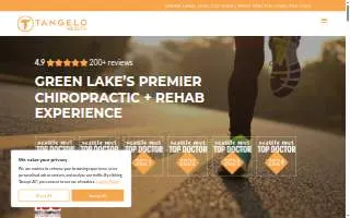 Tangelo - Seattle Chiropractor + Rehab website