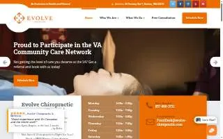 Evolve Chiropractic and Wellness, Inc. website