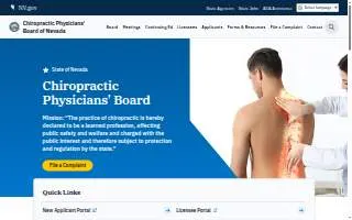 Chiropractic Nevada of Las Vegas website
