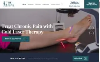 The Spine Center of Las Vegas website