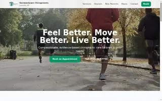 Germantown Chiropractic of Louisville website