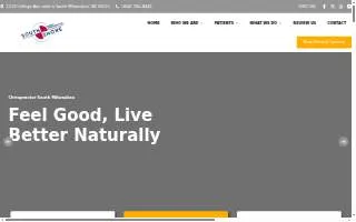 South Shore Family Chiropractic of Milwaukee website