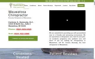 Kennedy Chiropractic Center of Milwaukee website