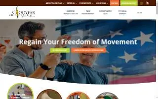 Goodyear Chiropractic Health Center website