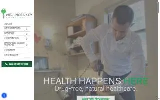 Wellness Key Chiropractic of Tucson website