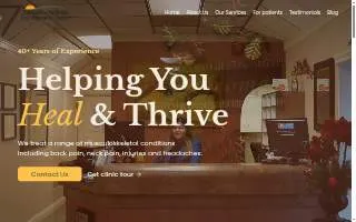 Sunnyside Wellness & Chiropractic Center website