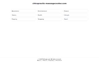 Chiropractic & Massage Center - Dr. Gary G. Hamm,DC