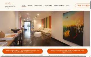 Shin Wellness website