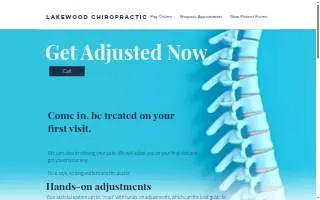 Lakewood Chiropractic website
