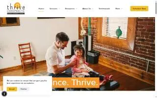 Thrive Chiropractic - Cincinnati website