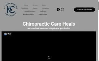 My Chiropractor KC website