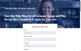 Recruiting Print Service