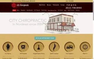 City Chiropractic of Minneapolis website