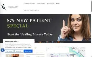 Premier Health Chiropractors of South Minneapolis website