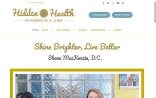 Hidden Health Chiropractic website