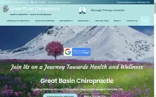 Great Basin Chiropractic website
