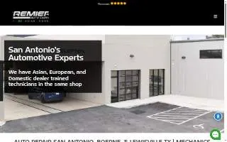 Premier1 Auto Care website