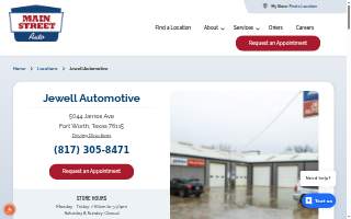 Jewell Automotive - a Main Street Auto shop