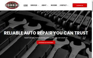 Hobbs Automotive Services website