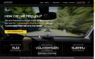 Precision Motor Car website