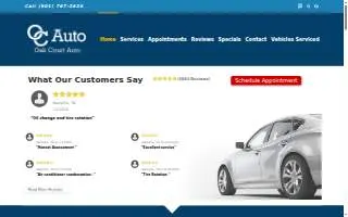 Oak Court Auto website