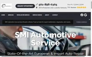 SMI Automotive Service of Louisville website