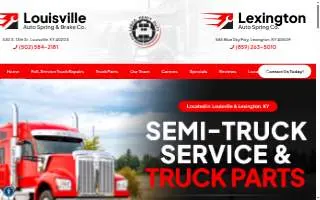 Louisville Auto Spring website
