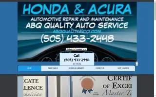 ABQ Quality Auto Service website