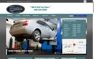 Pete's Auto Care of Albuquerque website