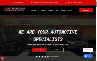 Automotive Specialists LLC website