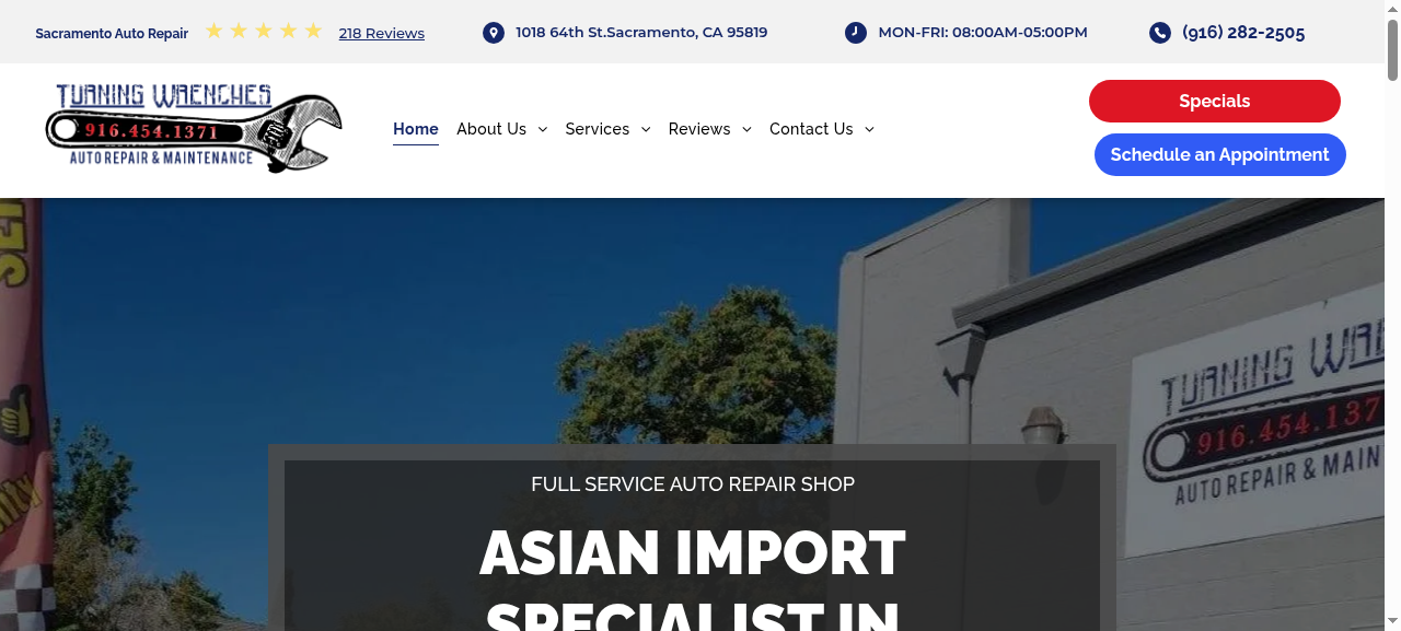 Turning Wrenches Auto Repair & Maintenance