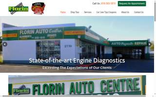 FLORIN AUTO CENTRE INC |* Auto repair, Tires, Brakes, Suspension, Alignment. Heater Repair Shop*